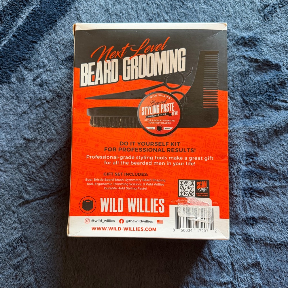 Wild Willies The Closer Beard Grooming Kit 4 Piece Professional Gift Set - E0318 - Picture 2 of 3